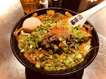 パクチーカラシビ味噌らー麺 カラ増・シビ鬼増