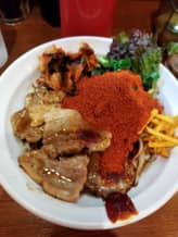 サムギョプサルまぜそば 15辛