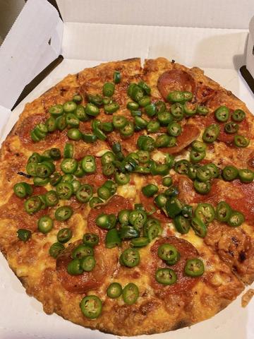 青唐辛子Wピザ🍕 🌶🌶