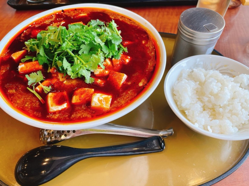 全とろ麻婆麺 激辛 パクチートッピング