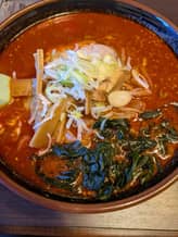 激辛味噌ラーメン かなり辛くとオーダー