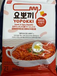 甘辛ラッポッキ(餅+ラーメン入り)