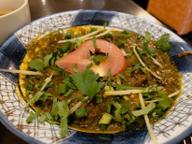 パクチーとマトンのカレー