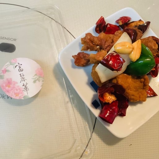 鶏肉の四川風唐揚げ