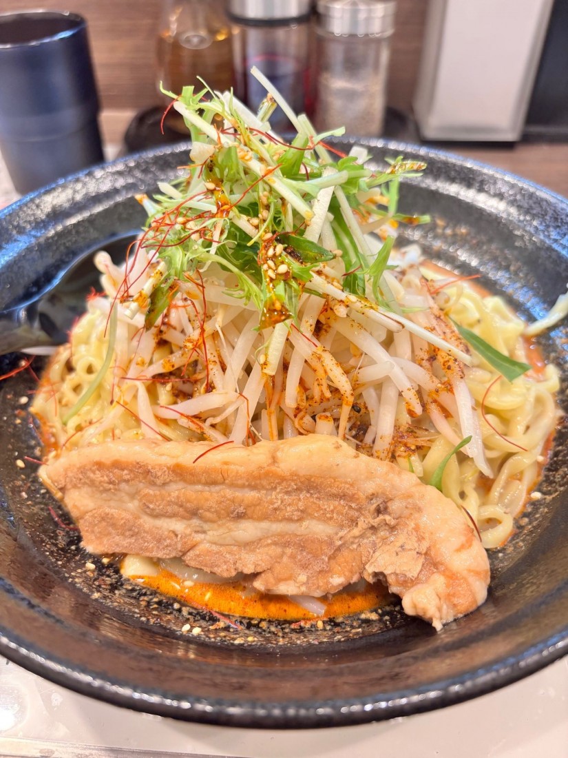 汁無し担々麺 痺1辣4