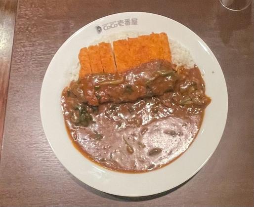 ほうれん草カツカレー 5辛