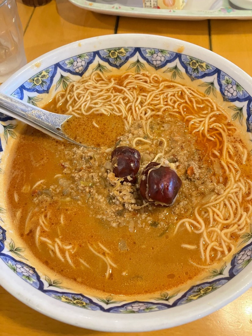 激辛タンタン麺 柳麺(細麺) 辛さ5