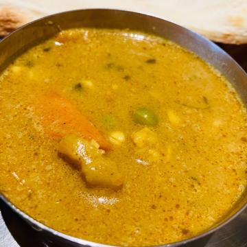 ミックス野菜カレー 🌶️＋半分