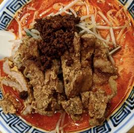 排骨担々麺(大辛) 大辛