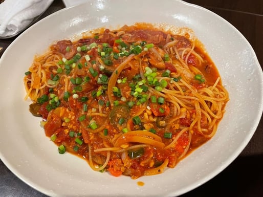 天空のファイヤードラゴンパスタ