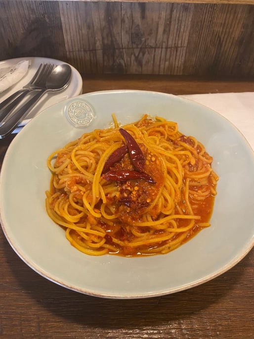 名物！悪魔パスタ 3HOT