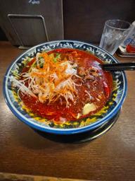 激麻辣鶏麺（紅X）