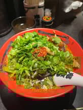 パクチーカラシビ味噌ラーメン カラ増しシビ普通