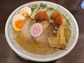 からし味噌味玉らーめん 辛増し