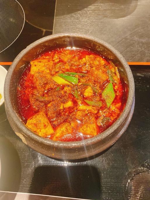 石鍋麻婆豆腐定食 激辛