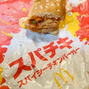 スパチキ(スパイシーチキンバーガー)