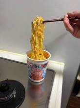 冷やしCUP NOODLEピリ辛キムチ味
