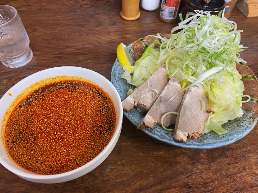つけ麺  超激辛(野菜増し)