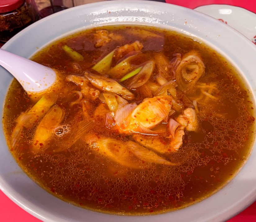 辛口ネギラーメン 辛くとお願い