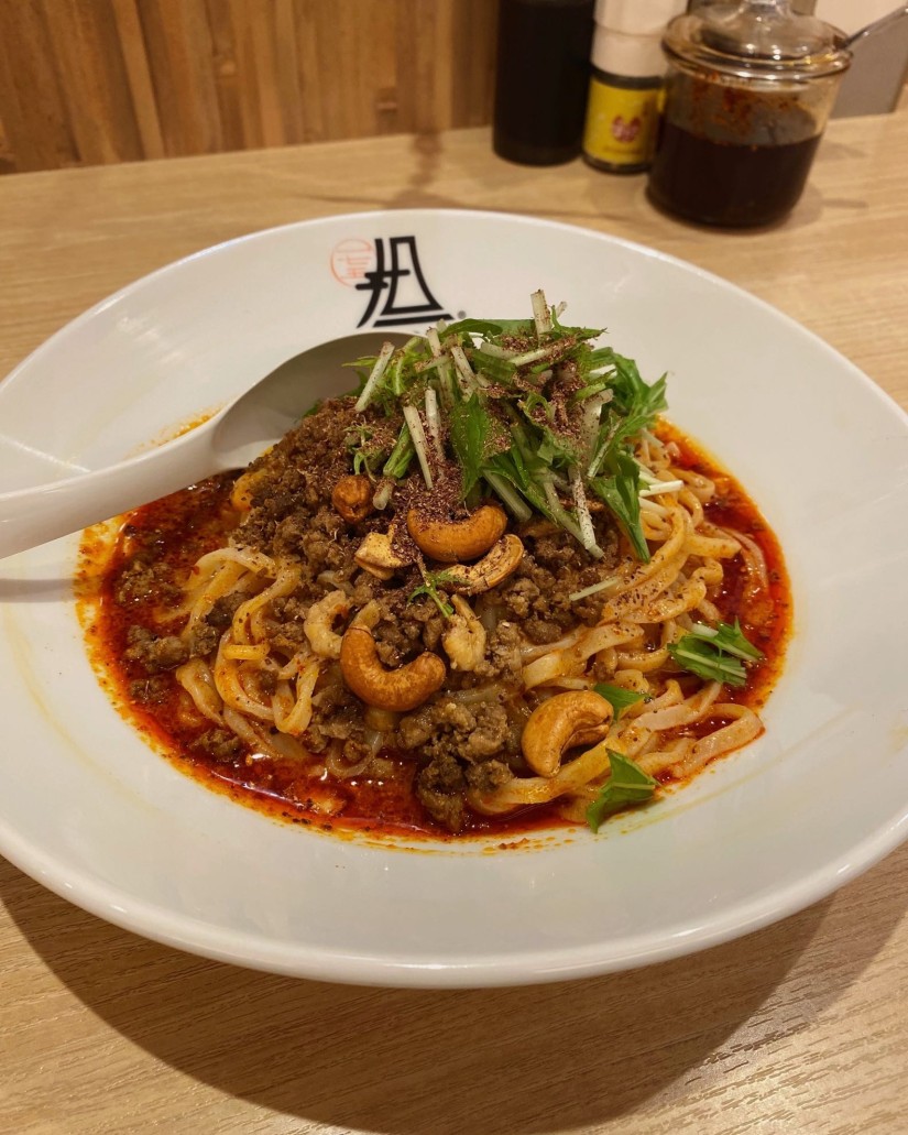 白ごま汁なし担々麺 3辛 2痺れ