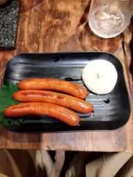 辛いソーセージ