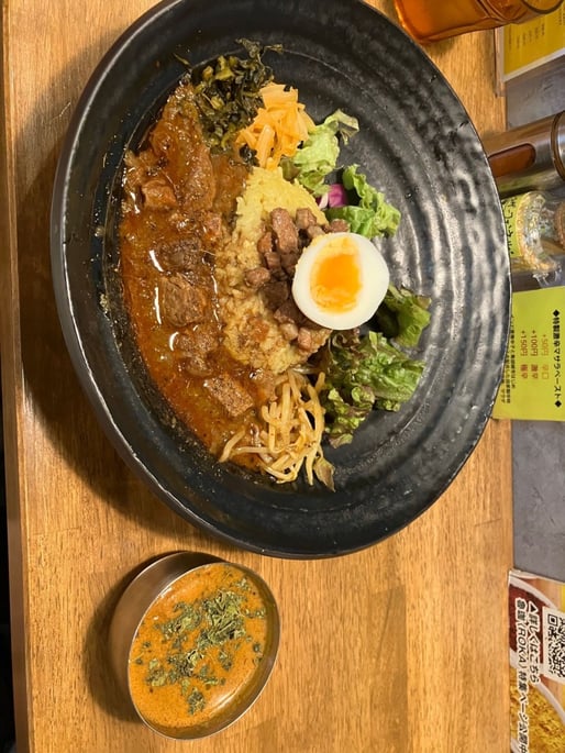 魯珈プレート ラムカレー＆プチカレー(限定)