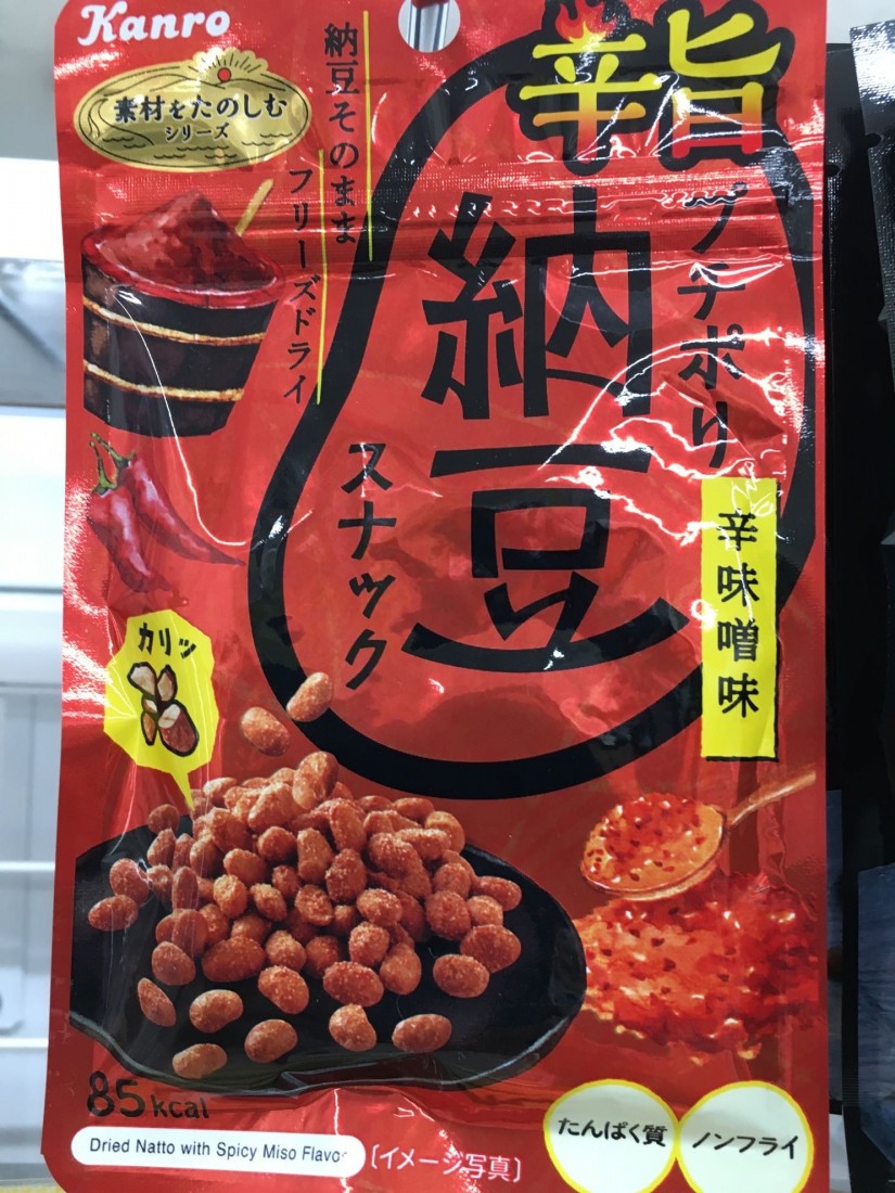辛旨プチポリ納豆スナック辛味噌味 辛旨