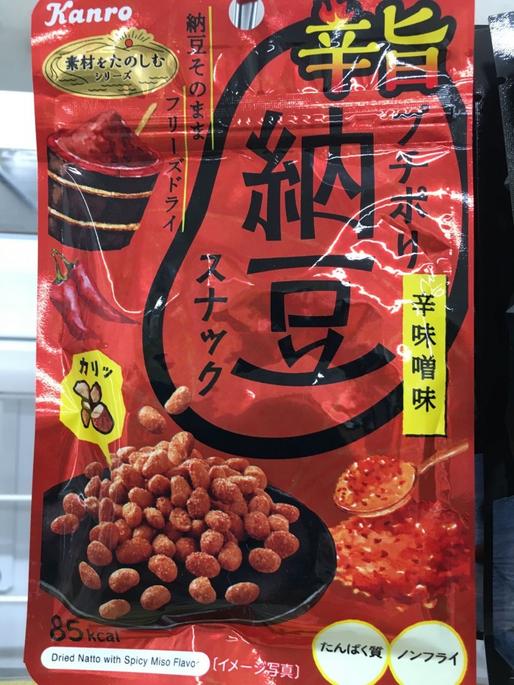 辛旨プチポリ納豆スナック辛味噌味 辛旨