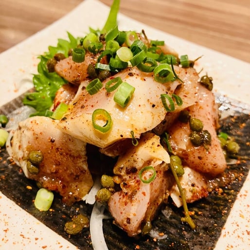 地鶏の山椒和え 0辛