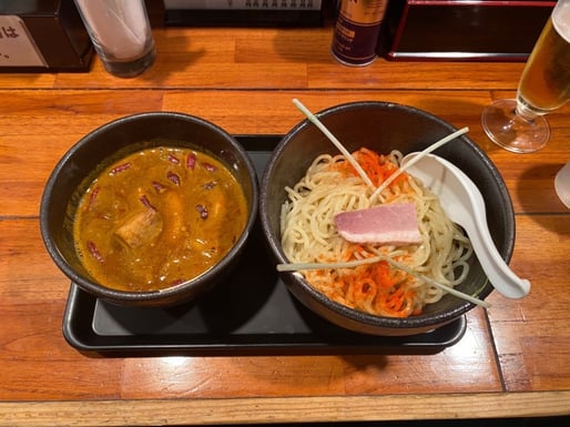 ホットカレーつけ麺 超辛口