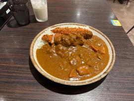 手仕込ささみカツカレー＋ハーフやさい 10辛