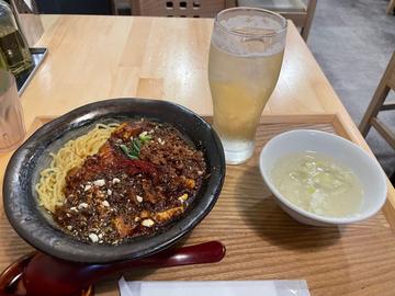 汁なし麻婆麺 辛さレベル3、しびれ極