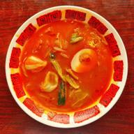 小籠包入り！紅白団子の麻辣湯 3辛