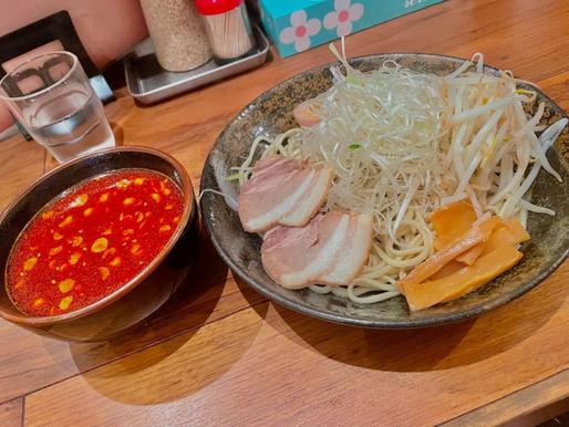 つけそば温（辛味噌味） 20辛