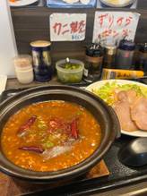 鬼浜麻婆 つけ麺 辛み10 シビれ度10