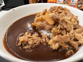 肉だく牛黒カレー
