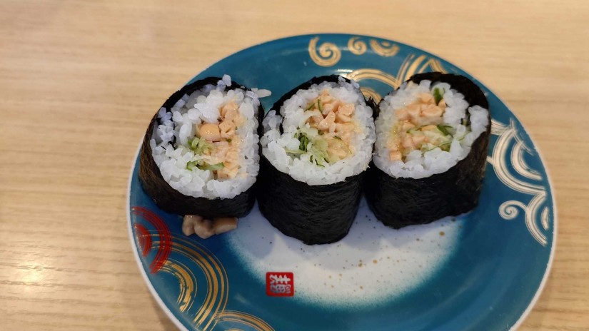 大人の納豆巻（わさびとねぎ入り）