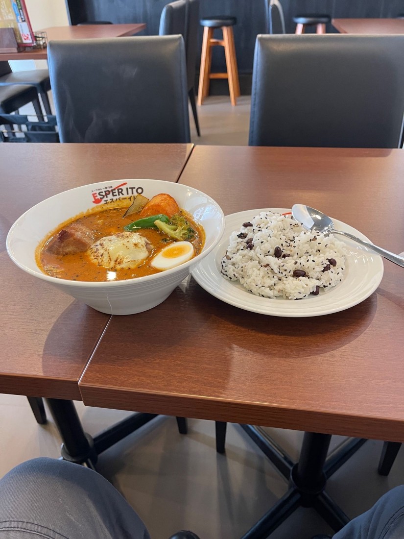 ハンバーグ＋角煮 雑穀米 50辛