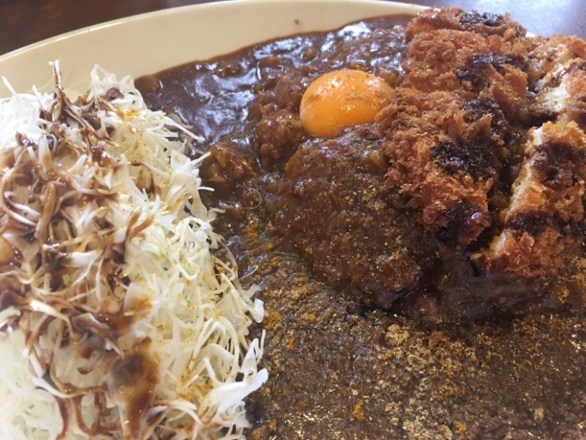 カツカレー＋玉子