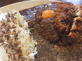 カツカレー+玉子