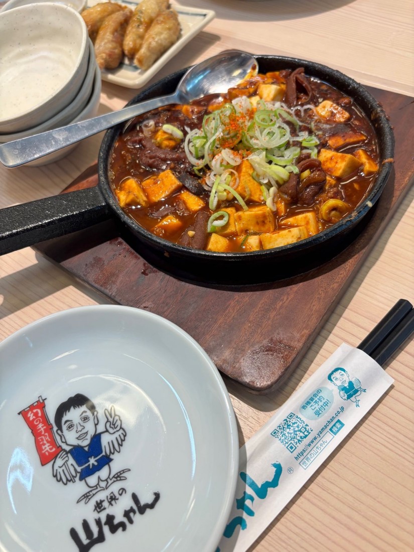 鉄板どて麻婆 でら辛