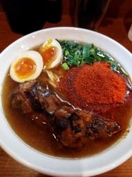 シン肉そば・塩 10辛