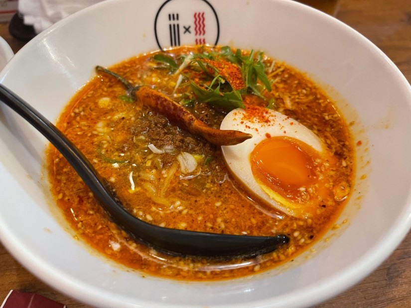 担々麺ハーフ 4辛3シビ