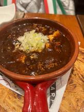 辛い辛い島唐辛子と紅豚の麻婆豆腐