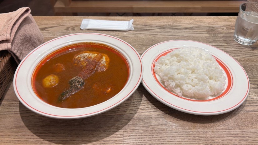 スープカレー　チーズハンバーグ 450