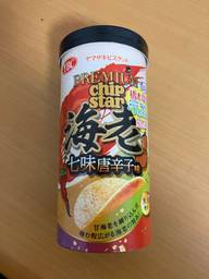 プレミアム チップスター 海老 七味唐辛子味