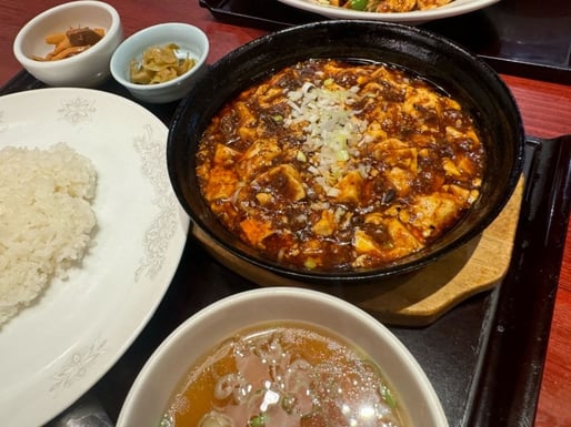 四川麻婆豆腐定食 3辛