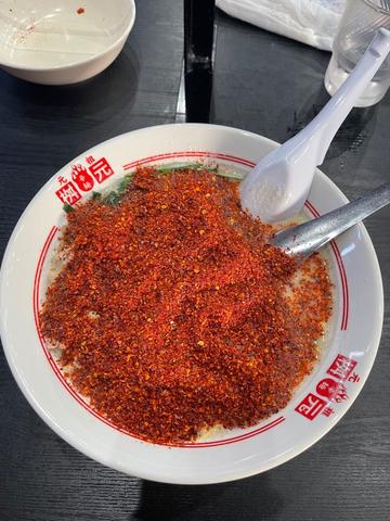 白い辛麺 30辛