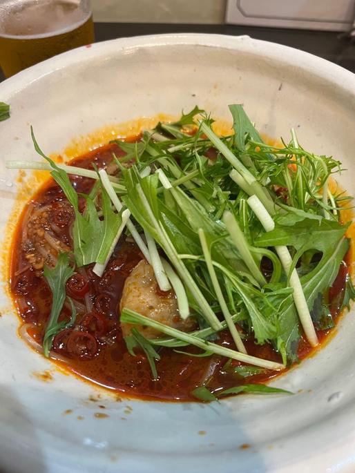 もつの火鍋ラーメン