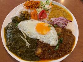 2種あいがけカレー